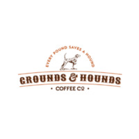 Grounds & Hounds Coffee Co. Logo